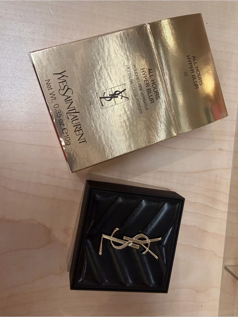 YSL All Hours Hyper Blur Multi-Use Loose Powder Shade 02 0.35oz New In Box